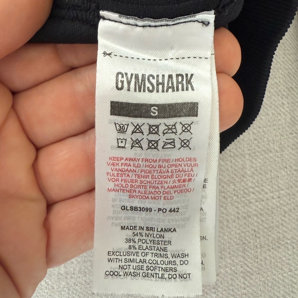 Gymshark Seamless High Neck Split Collar Sports Bra Small - Picture 3 of 3
